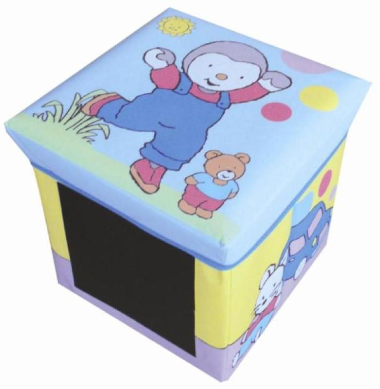 Cube de Rangement Ardoise TChoupi Fun House Cube de Rangement Ardoise TChoupi de chez Fun House, collection Les rangements