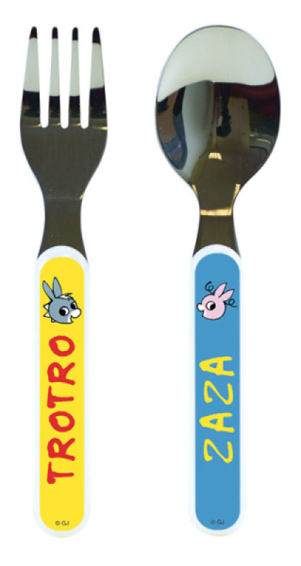 Lot Couverts Trotro Fun House Lot Couverts Trotro de chez Fun House, collection A table