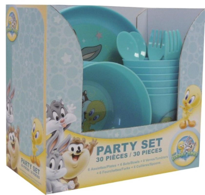 Fun House Party Set Baby Looney Tunes 30 pièces Fun House Party Set Baby Looney Tunes 30 pièces
