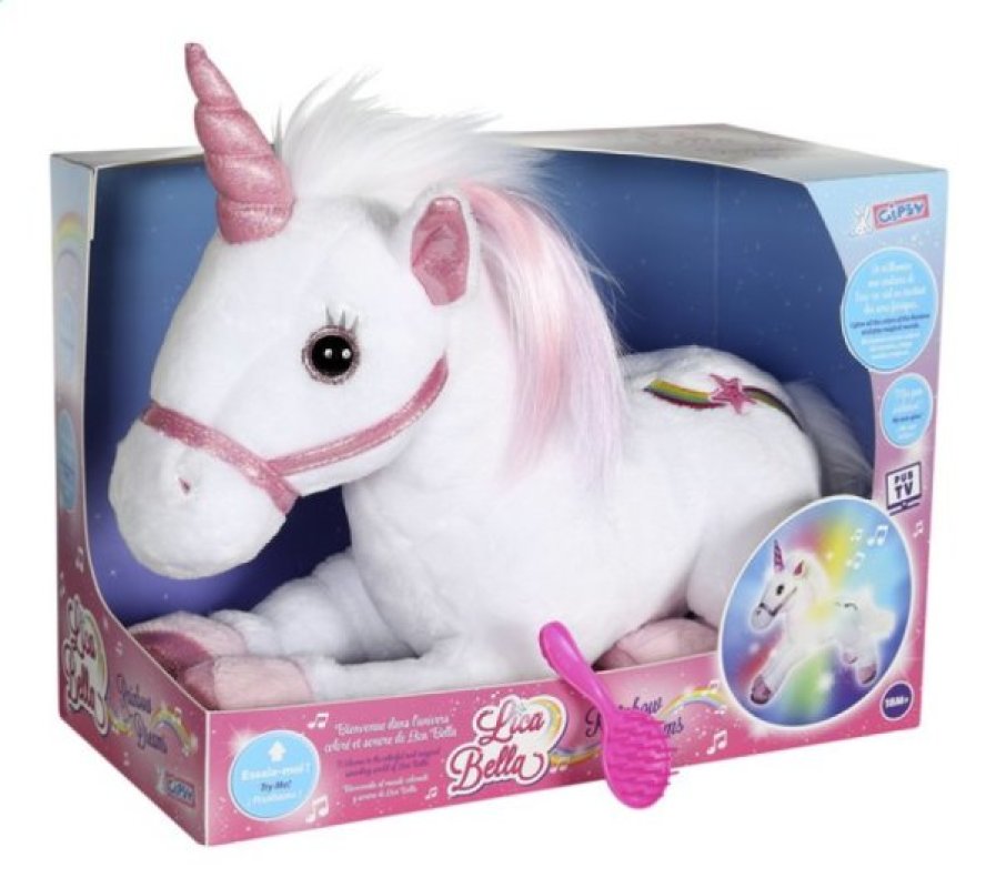 peluche licorne veilleuse