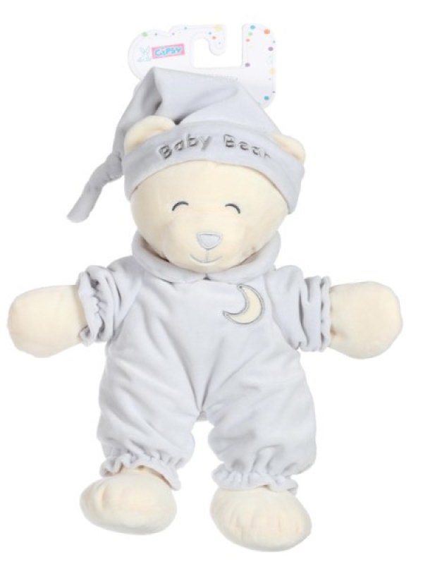 Gipsy Peluche Ours Baby Bear Gris - 30 cm Gipsy Peluche Ours Baby Bear Gris - 30 cm
