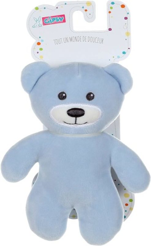 peluche ours bleu
