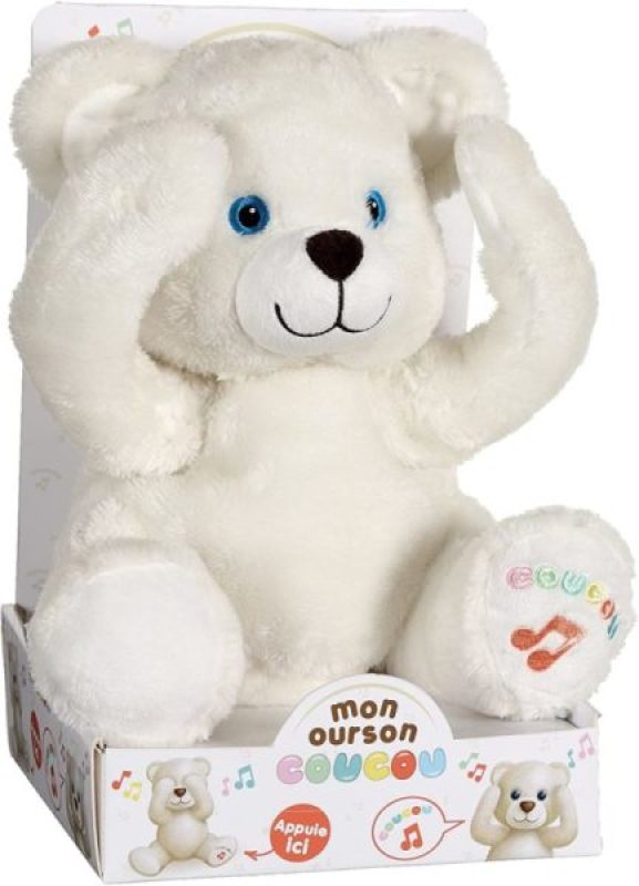 Gipsy Peluche Ourson Coucou 25 Cm Doudouplanet