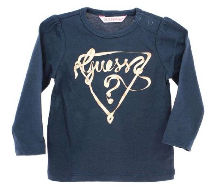 Guess Enfant Tee-Shirt Manche Longues Bleu Marine Fille 24 Mois Guess Enfant Tee-Shirt Manche Longues Bleu Marine Fille 24 Mois