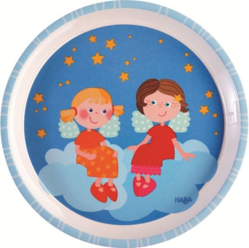 Assiette Ange gardien de chez Haba, collection Vaisselle pour Enfants et Accessoires