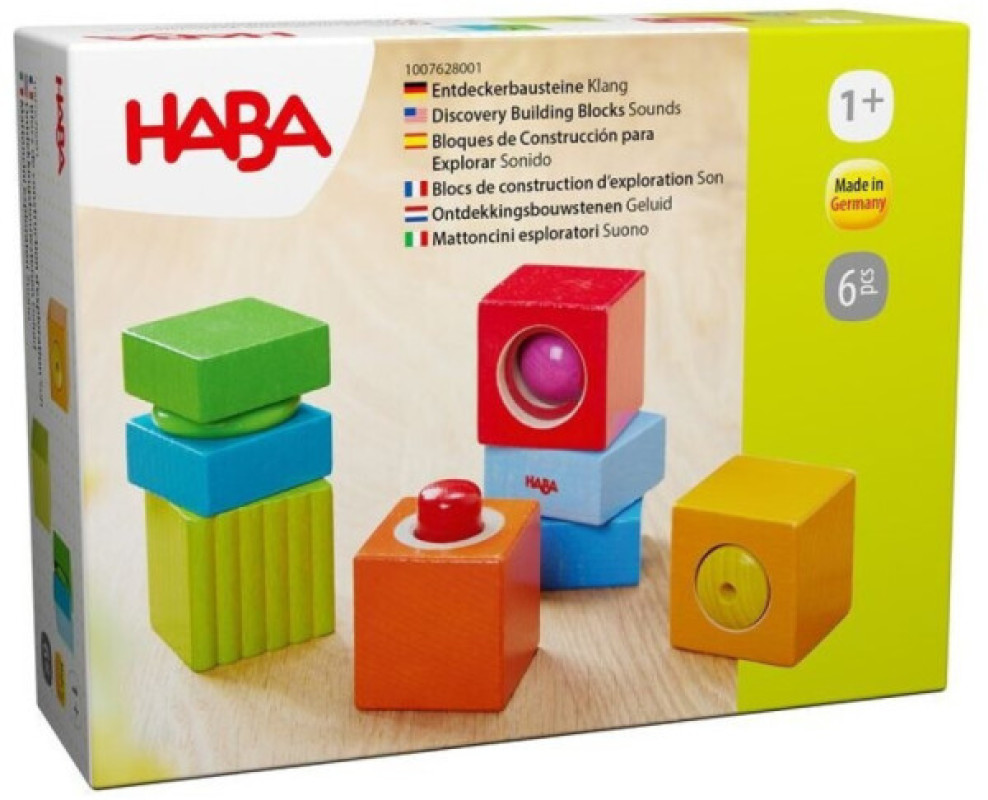 Blocs de Construction Exploration Haba Blocs de Construction Exploration de chez Haba, collection Jeux d’encastrement et à enficher