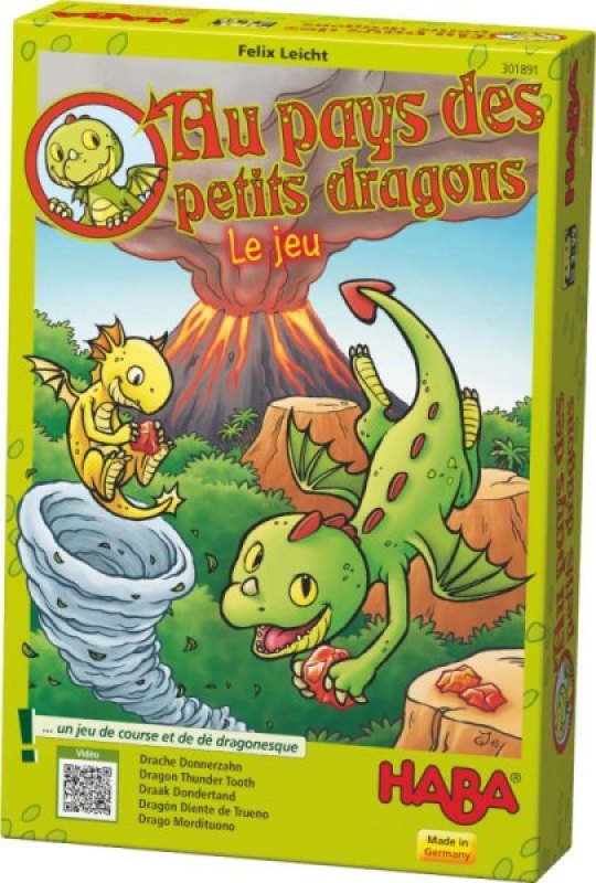 Jeu Au Pays des Petits Dragons de chez Haba, collection Jeux de Société