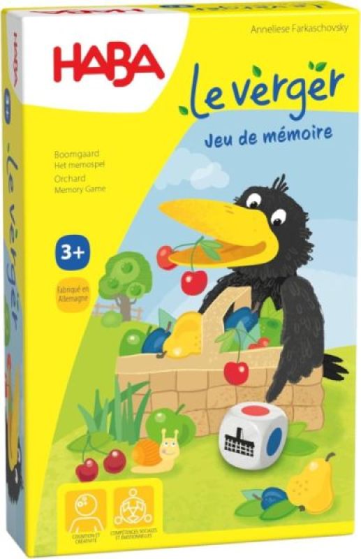 Jeu de Mémoire Le Verger Haba Jeu de Mémoire Le Verger de chez Haba, collection Jeux de Société