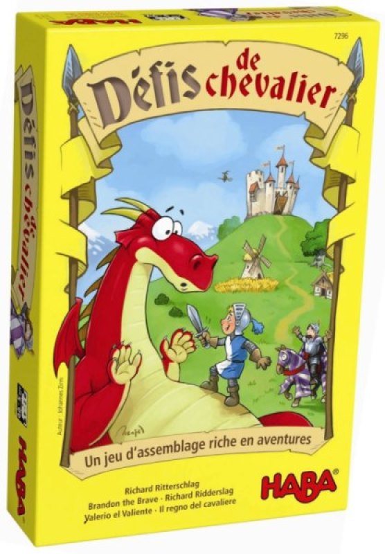 Jeu de Société Défis de Chevalier Haba Jeu de Société Défis de Chevalier de chez Haba, collection Jeux de Société