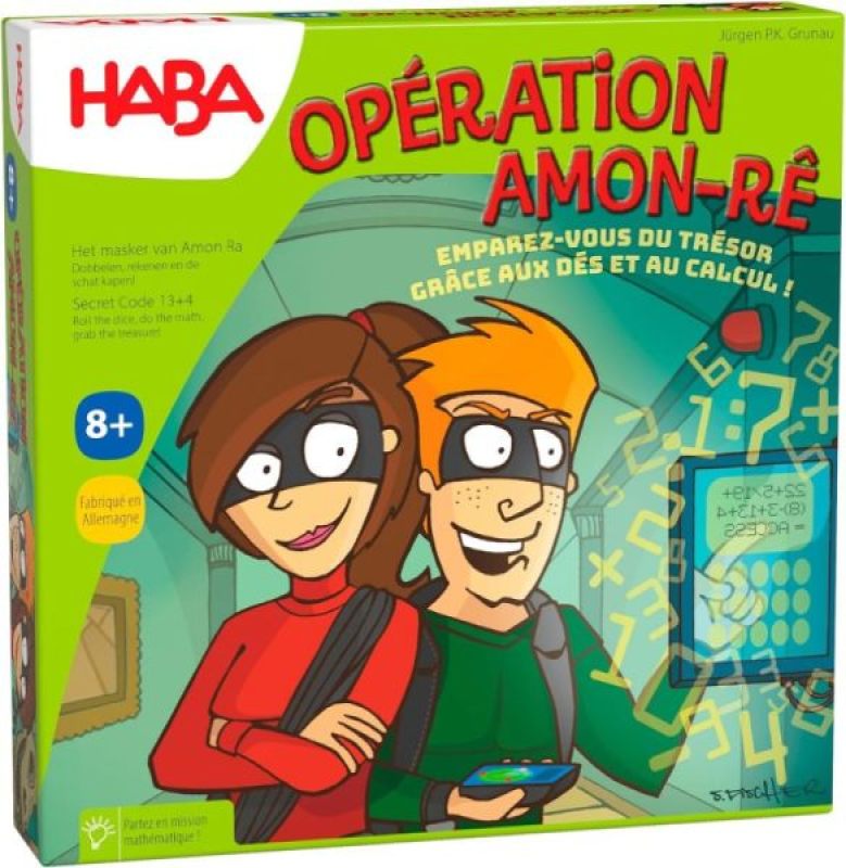Jeu de Société Opération Amon-Rê Haba Jeu de Société Opération Amon-Rê de chez Haba, collection Jeux de Société