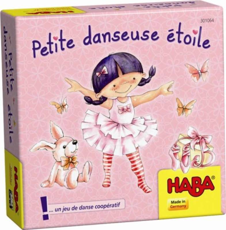 Jeu de Société Petite Danseuse Etoile de chez Haba, collection Mini Jeux