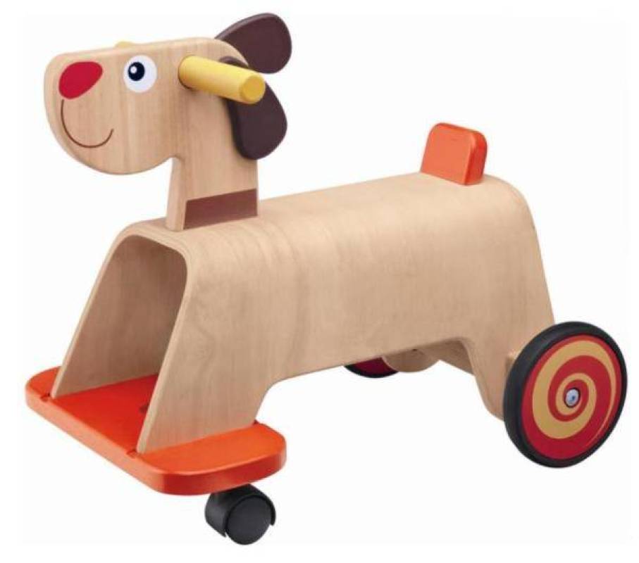Porteur Chien Rudi Haba Porteur Chien Rudi de chez Haba, collection Eveil Bois