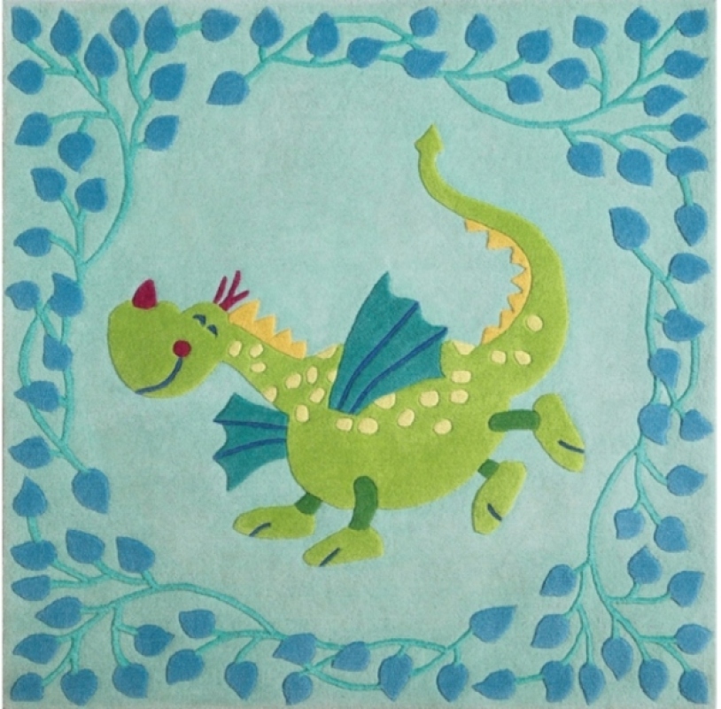 Tapis Dragon Fabuleux - 140x140 cm de chez Haba, collection Chambre d'enfants