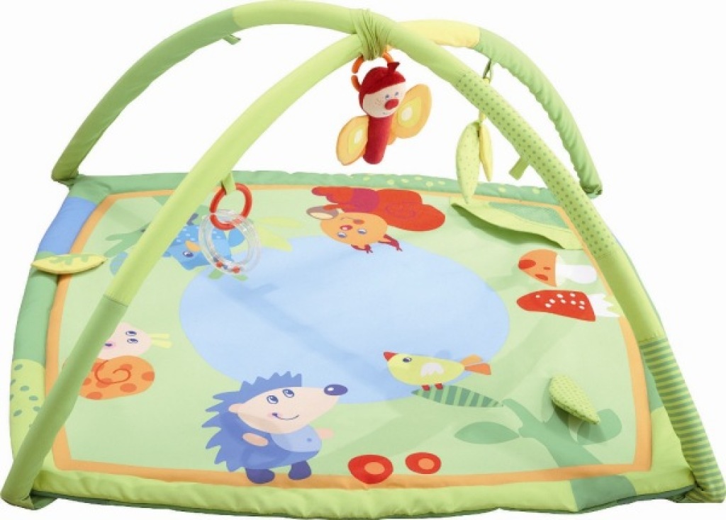 Tapis Eveil Forêt Enchantée Haba Tapis Eveil Forêt Enchantée de chez Haba, collection Jouets en tissu d’éveil