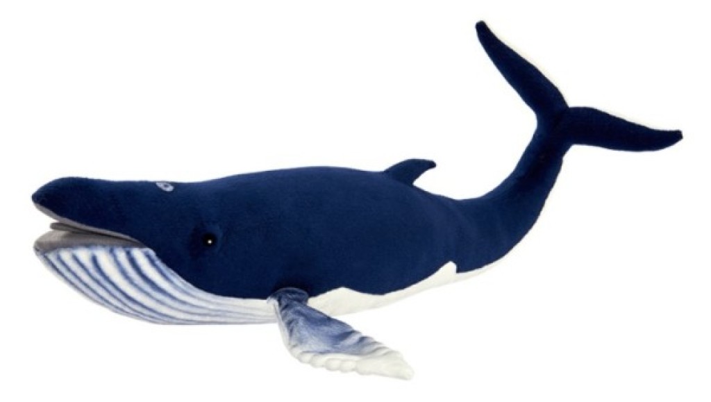 Peluche Baleine Bleue - 59 cm de chez Hansa, collection Animaux des Mers et des Océans