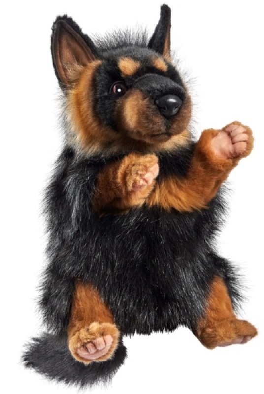 Peluche Marionnette Berger Allemand Hansa Peluche Marionnette Berger Allemand de chez Hansa, collection Le monde des marionnettes