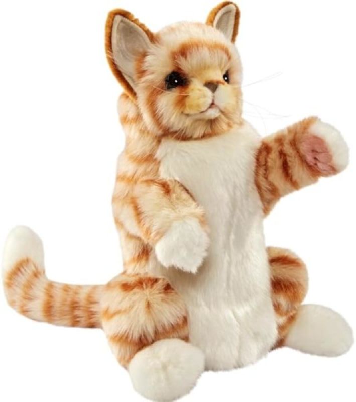 Peluche Marionnette Chat Roux Hansa Peluche Marionnette Chat Roux de chez Hansa, collection Le monde des marionnettes