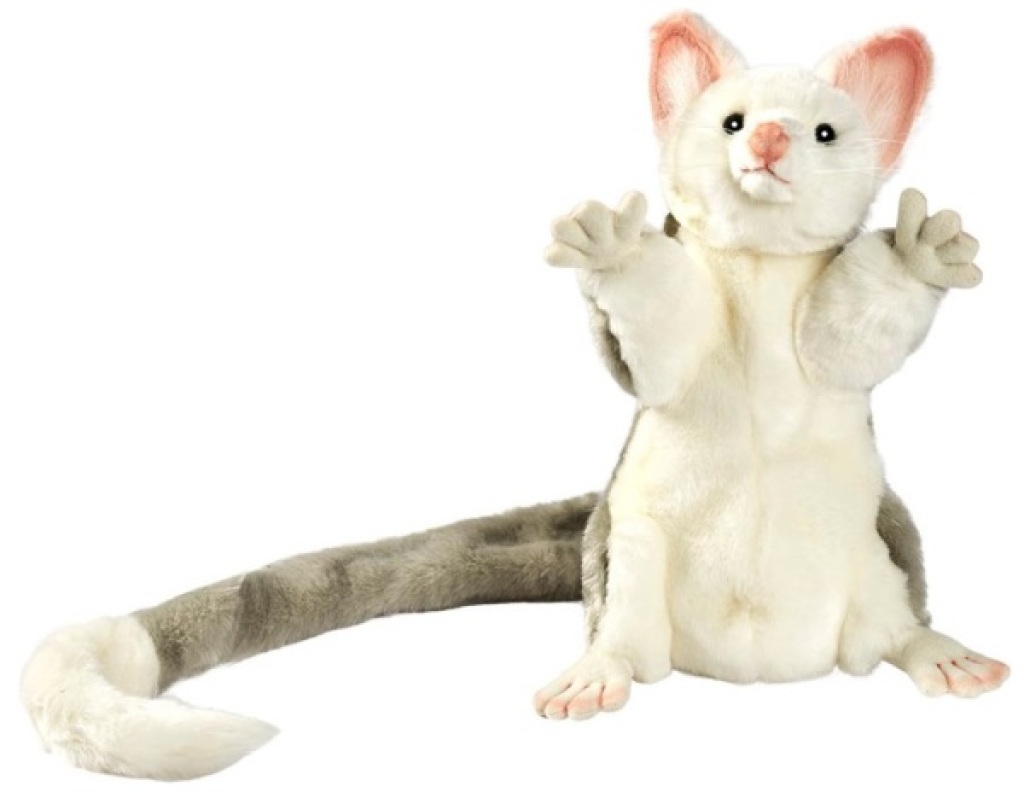 Peluche Marionnette Opposum Hansa Peluche Marionnette Opposum de chez Hansa, collection Le monde des marionnettes