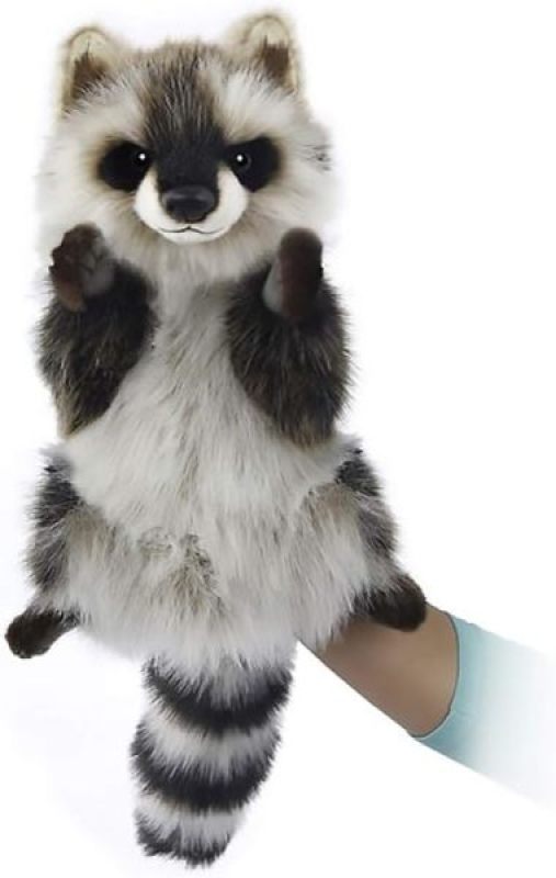 Peluche Marionnette Raton Laveur Hansa Peluche Marionnette Raton Laveur de chez Hansa, collection Le monde des marionnettes