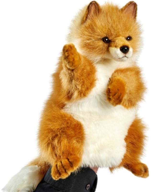 Peluche Marionnette Renard Hansa Peluche Marionnette Renard de chez Hansa, collection Le monde des marionnettes