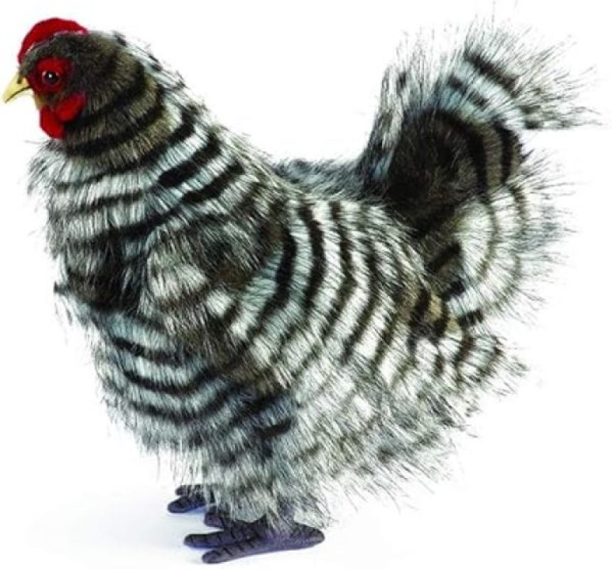 Peluche Poule Japonaise Hansa Peluche Poule Japonaise de chez Hansa, collection Vos amis de la ferme