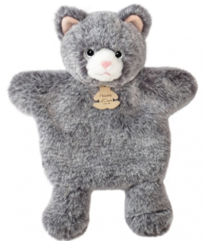 Marionnette Chat Sweety Mousse de chez Histoire d Ours, collection Sweety Mousse