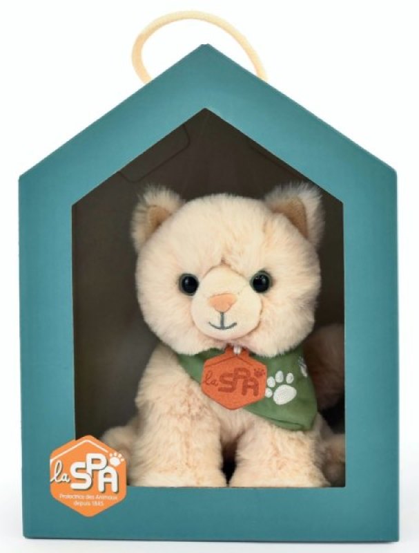 Peluche Chat Beige SPA Histoire d Ours Peluche Chat Beige SPA de chez Histoire d Ours, collection SPA