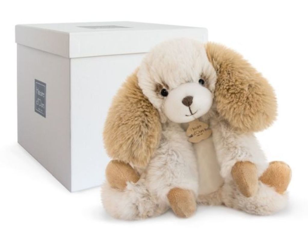 Histoire D'Ours Softy – Peluche Orso Ecru 25 Cm – Morbido E Abbracciabile – Regalo Di Nascita In Scatola