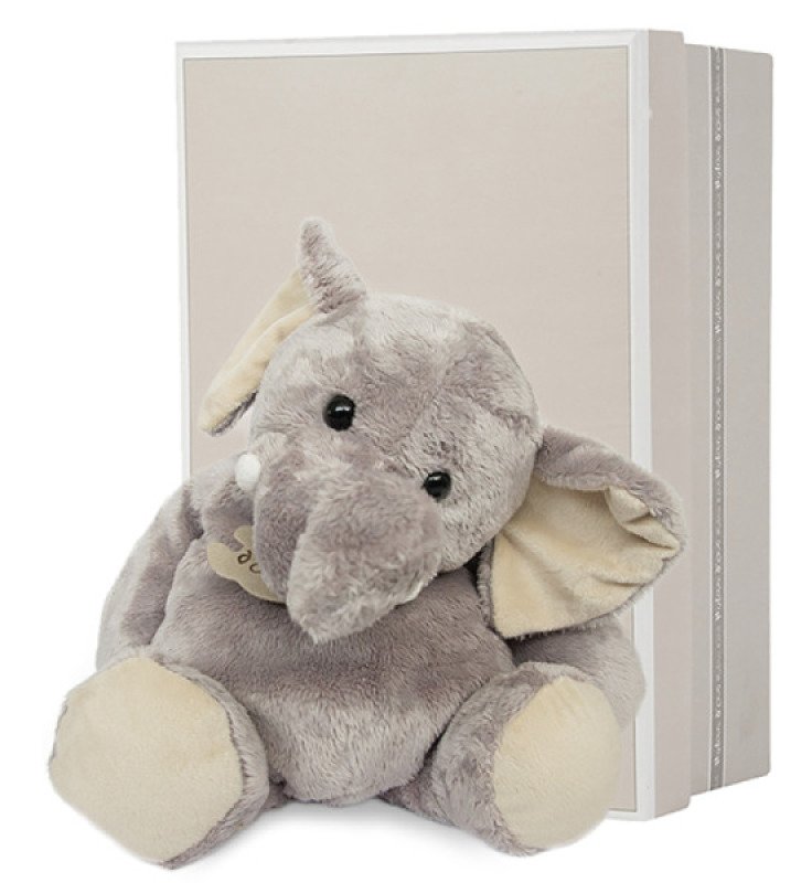 Peluche Eléphant - 38 cm Histoire d Ours Peluche Eléphant - 38 cm de chez Histoire d Ours, collection Savane Ferme et Compagnie