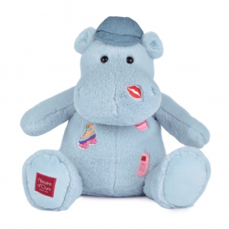 Peluche Hippo Cali Dreamin - 38 cm Histoire d Ours Peluche Hippo Cali Dreamin - 38 cm de chez Histoire d Ours, collection Hippo Happy Fun Family