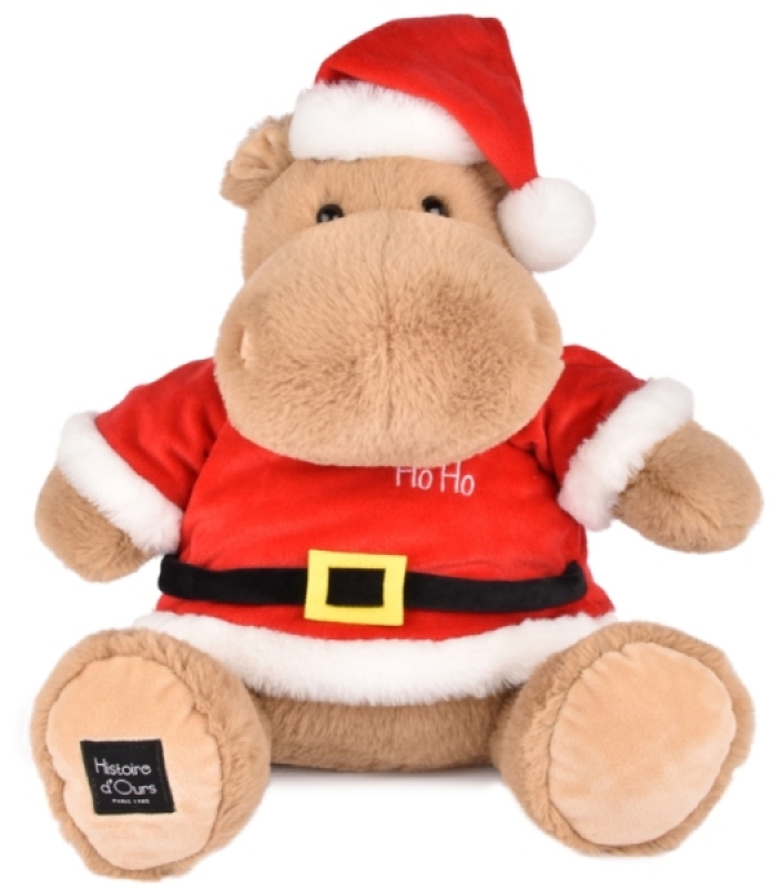 Peluche Hippo Kris Hug Noël - 38 cm Histoire d Ours Peluche Hippo Kris Hug Noël - 38 cm de chez Histoire d Ours, collection Hippo Happy Fun Family