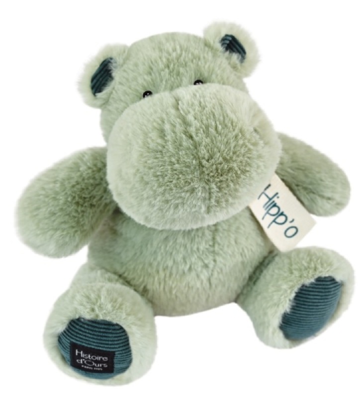 Peluche Hippo Vert Amande - 25 cm Histoire d Ours Peluche Hippo Vert Amande - 25 cm de chez Histoire d Ours, collection Hippo Happy Fun Family