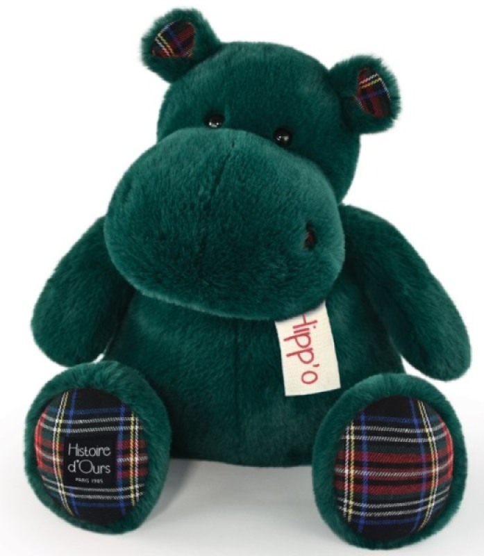 Peluche Hippo Vert Sapin - 40 cm Histoire d Ours Peluche Hippo Vert Sapin - 40 cm de chez Histoire d Ours, collection Hippo Happy Fun Family
