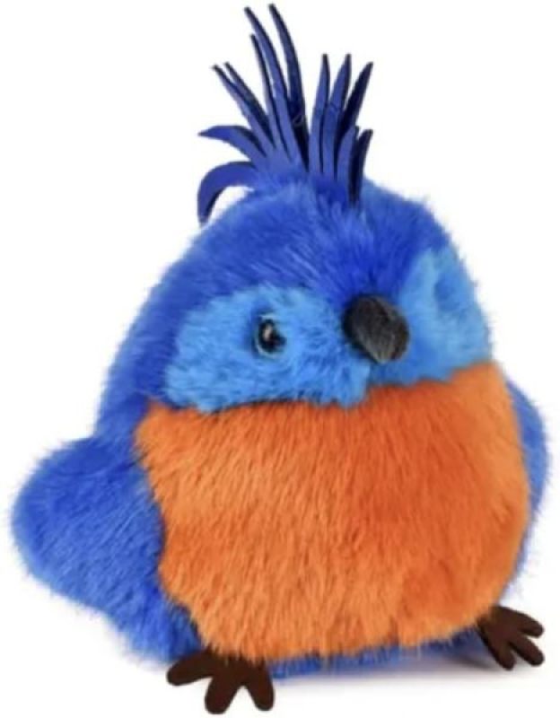 Peluche Oiseau Perroquet Bleu Royal Cui-Cui Paradis Histoire d Ours Peluche Oiseau Perroquet Bleu Royal Cui-Cui Paradis de chez Histoire d Ours, collection Savane Ferme et Compagnie