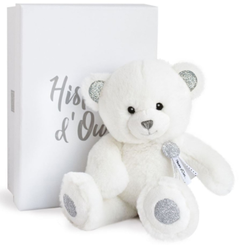 peluche ours blanc