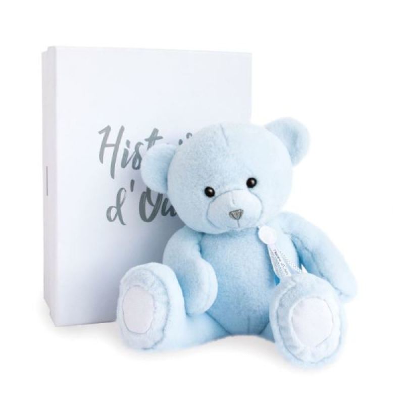 peluche ours bleu