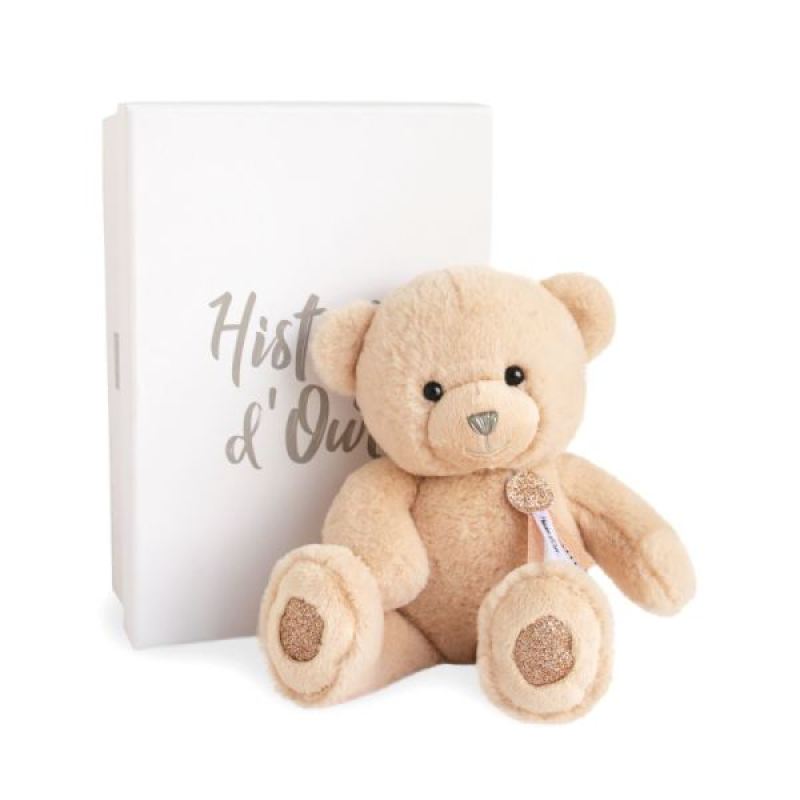 Peluche Ours Charms Beige 24 cm Histoire d Ours Peluche Ours Charms Beige 24 cm de chez Histoire d Ours, collection Girl and Glitter