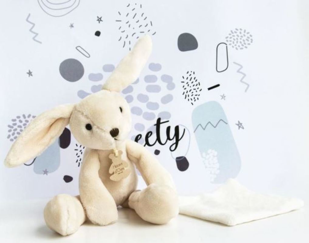 Histoire d Ours Peluche Pantin Lapin Beige Sweety - 30 cm Histoire d Ours Peluche Pantin Lapin Beige Sweety - 30 cm