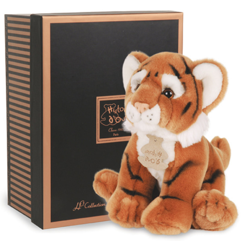 Histoire d Ours Peluche Tigre Les Authentiques - 20 cm Histoire d Ours Peluche Tigre Les Authentiques - 20 cm