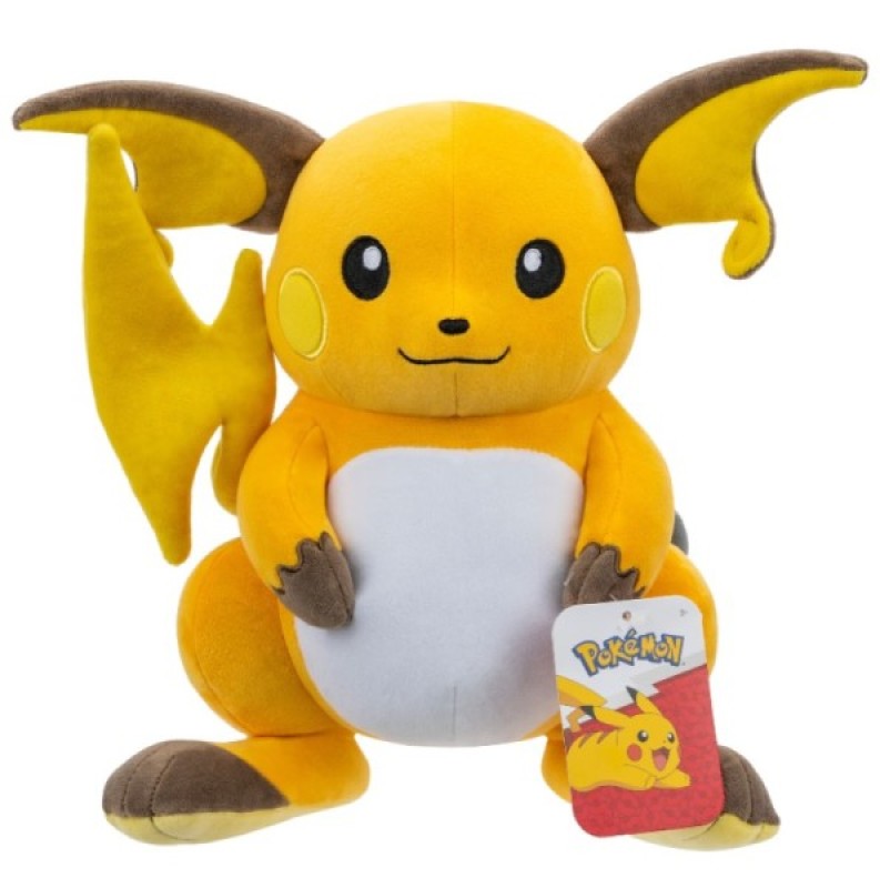 Peluche Raichu - 28 cm Jazwares Peluche Raichu - 28 cm de chez Jazwares, collection Pokemon