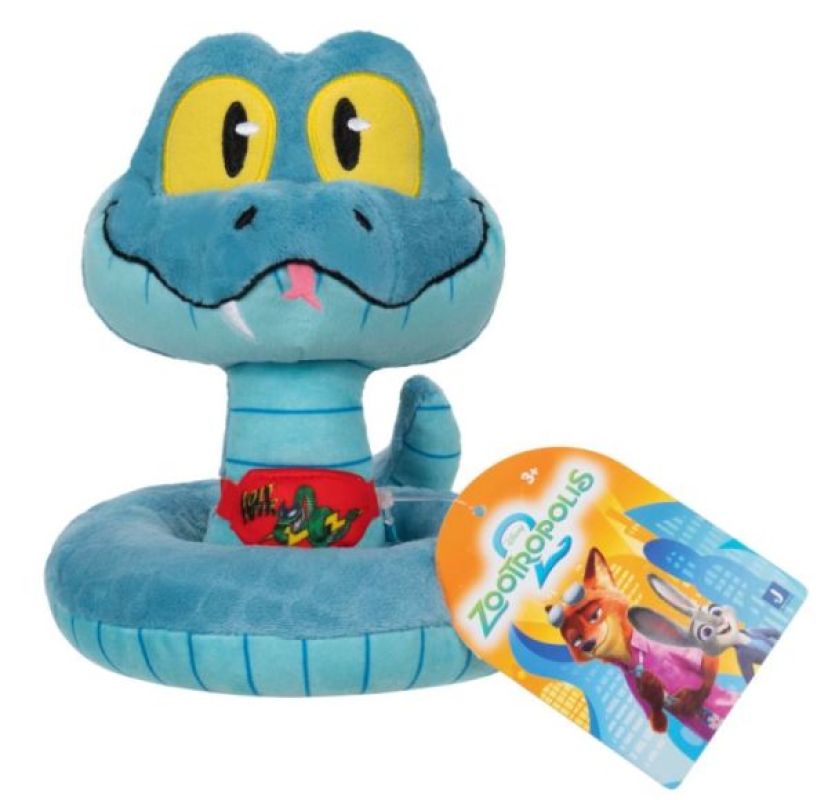 Peluche Serpent Gary Zootopie - 20 cm Jazwares Peluche Serpent Gary Zootopie - 20 cm de chez Jazwares, collection Zootopia
