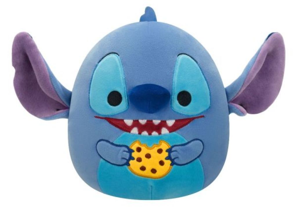 Peluche Stitch avec Cookie Squishmallows Medium Jazwares Peluche Stitch avec Cookie Squishmallows Medium de chez Jazwares, collection Squishmallows