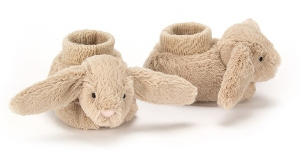 Jellycat Chaussons Lapin Bashful Beige - 0/6 mois Jellycat Chaussons Lapin Bashful Beige - 0/6 mois
