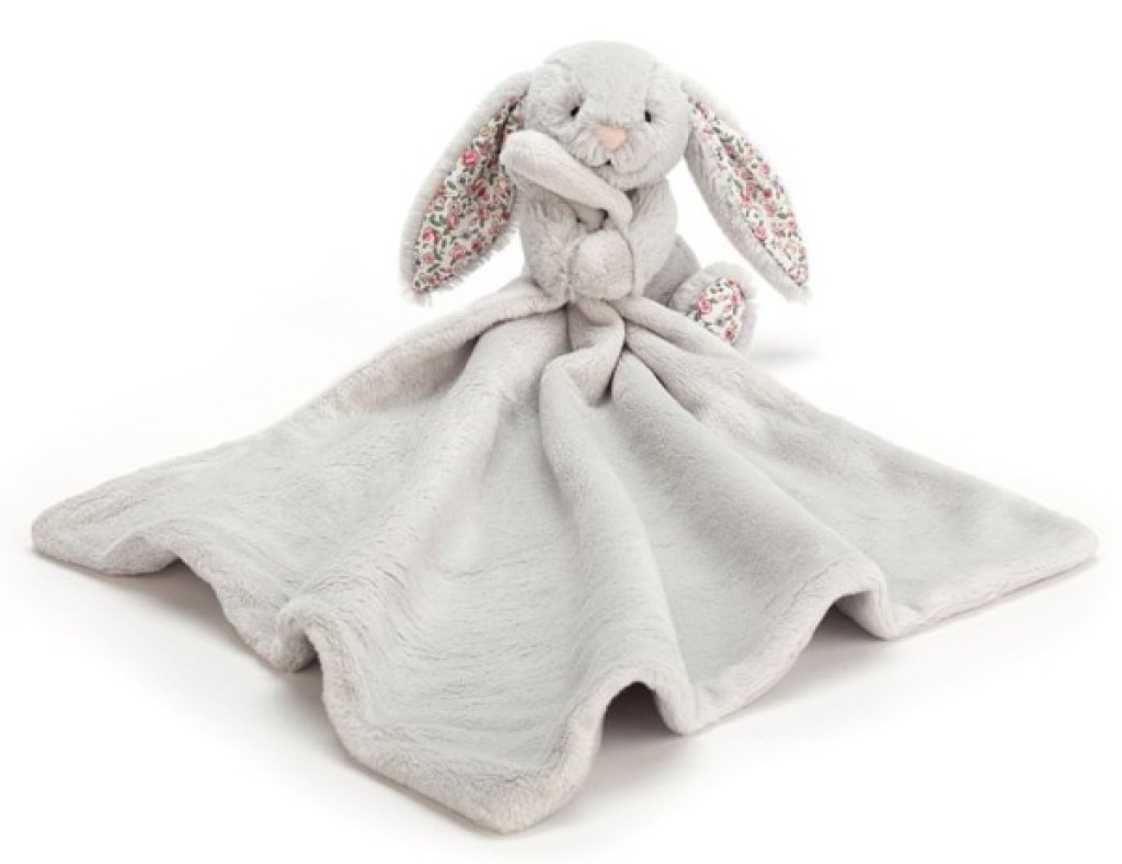 Doudou Lapin Blossom Bashful Gris Jellycat Doudou Lapin Blossom Bashful Gris de chez Jellycat, collection Blossom Bashfuls