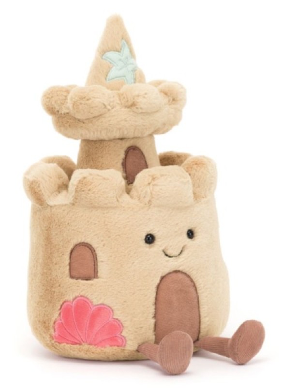 Peluche Château de Sable Amuseable Jellycat Peluche Château de Sable Amuseable de chez Jellycat, collection Amuseables