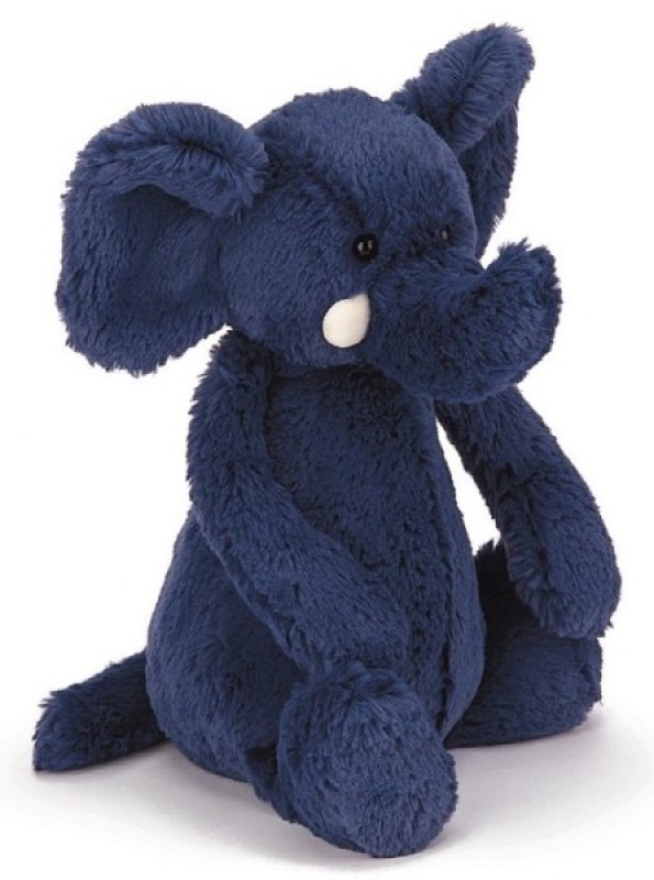 Peluche Eléphant Bleu Bashful Medium Jellycat Peluche Eléphant Bleu Bashful Medium de chez Jellycat, collection Bashfuls