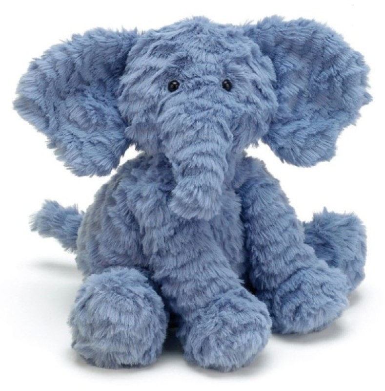 Peluche Eléphant Fuddlewuddle - 22 cm Jellycat Peluche Eléphant Fuddlewuddle - 22 cm de chez Jellycat, collection Smudges and Fuddlewuddle