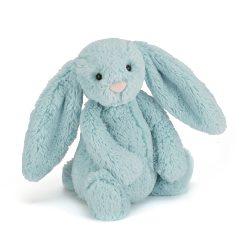 Jellycat Peluche Lapin Bashful Aqua - 20 cm Jellycat Peluche Lapin Bashful Aqua - 20 cm