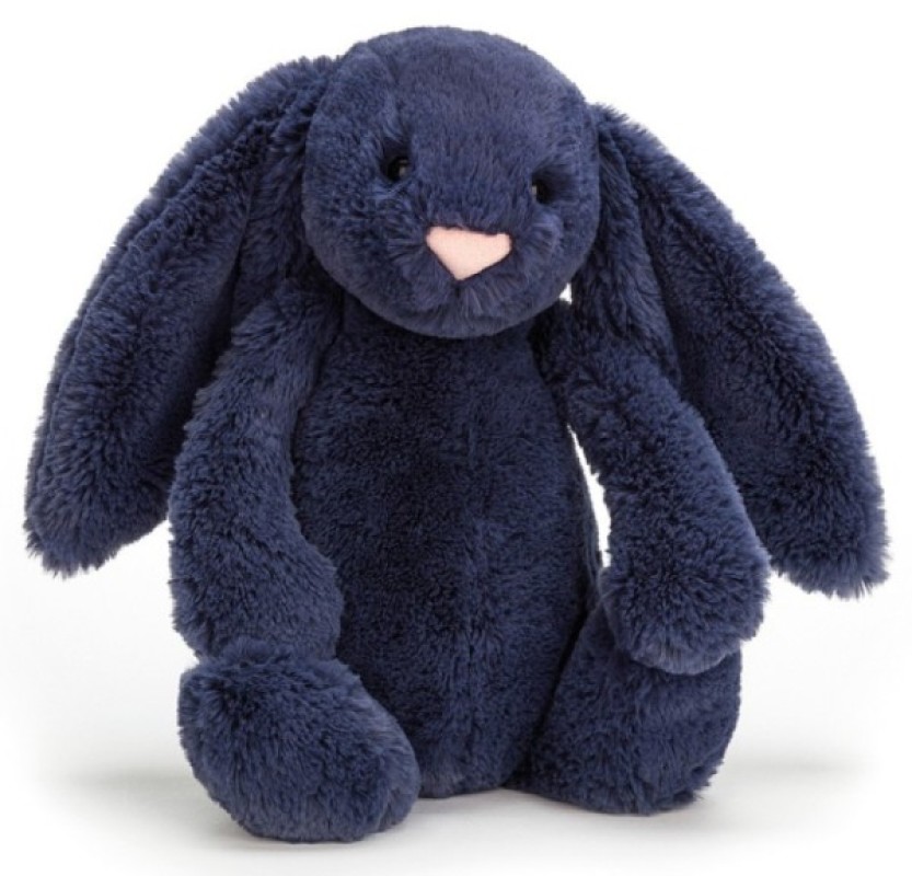 Peluche Lapin Bashful Navy - 18 cm Jellycat Peluche Lapin Bashful Navy - 18 cm de chez Jellycat, collection Bashfuls