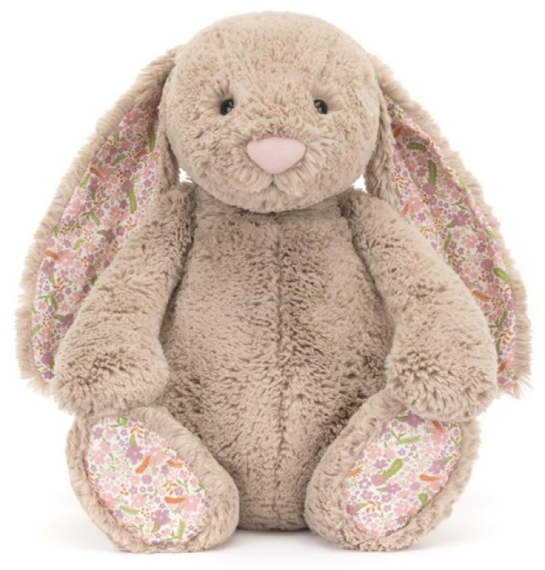 Peluche Lapin Beige Petal Blossom Bashful Big Jellycat Peluche Lapin Beige Petal Blossom Bashful Big de chez Jellycat, collection Blossom Bashfuls
